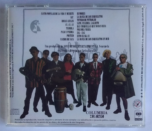 Desorden Público. Canto Popular. 1ra Edic Cd Original, Nuevo