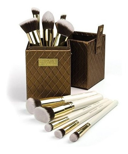 Royal Brush Kit De Cepillo De 10 Piezas En Luxe Box, Foxy