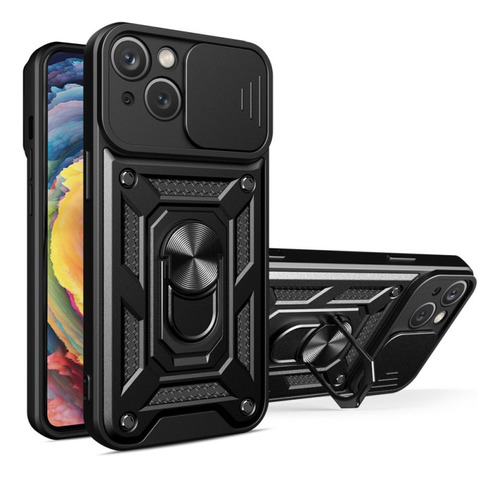 Funda Super Armor Para iPhone 15 Cubre Camara