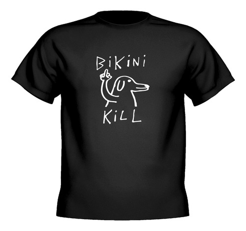 Remera Bikini Kill Logo 100% Algodon Premium 24/1