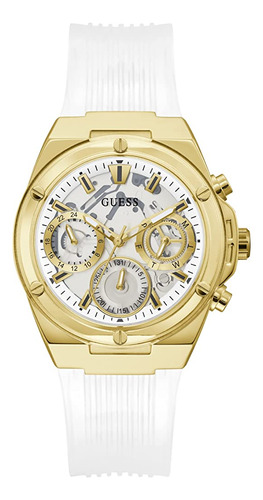 Guess Ladies Sport Clear Multifunction 39mm Watch Transparen