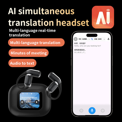 Traducción Instantánea A 145 Idiomas Y Auriculares Bluetooth