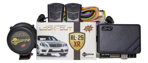 Alarme De Carro Auto Trava Corta Combustível Look Out Al25xr