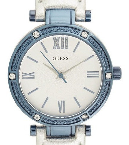 Relógio Guess Azul E Prata