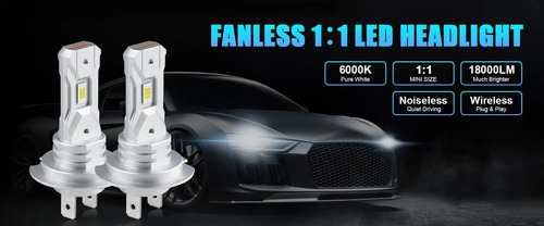 Lâmpada De Farol H7 Led Par - Soquete Original