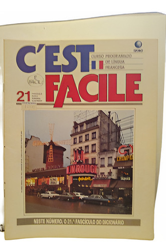T - Fascículo C'est Facile Nº 21 Curso De Língua Francesa (Usado)