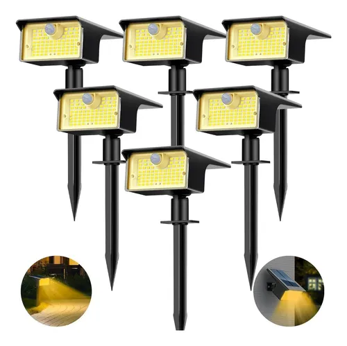 Luces Solares Nipify 6 Paquete 62 Led Sensor Movimiento