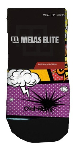Imagem 4 de 4 de Meia Colorida - Estampa Cartoon - Skate - Meias Elite