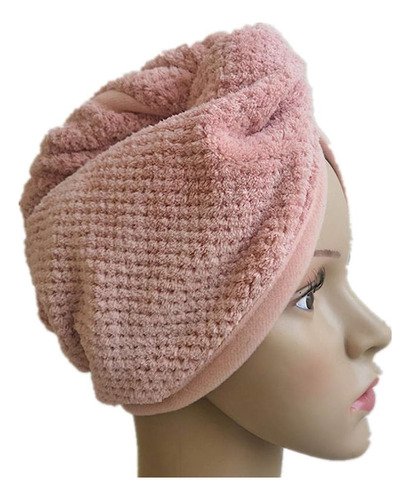 Toalla De Pelo De Microfibra, Gorro De Ducha, Cabeza Súper A