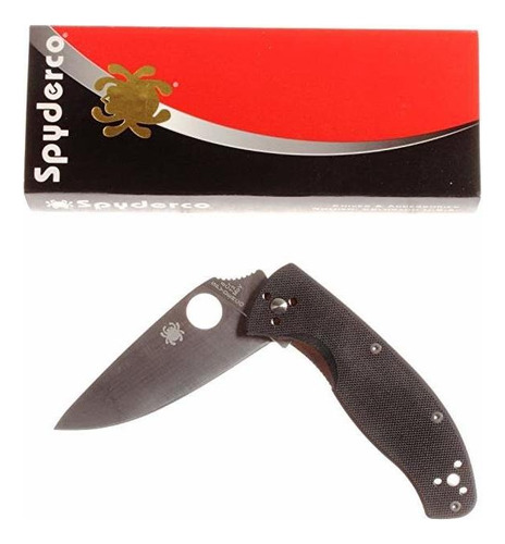 Cuchillo Plegable Edge Spyderco Tenaz Llanura