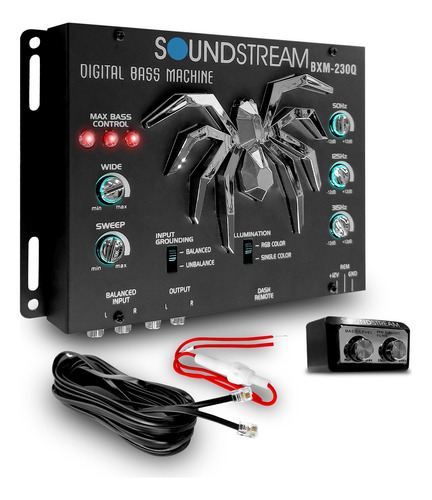 Soundstream Bmx-230q Epicentro Restaurador De Bajos 3 Bandas