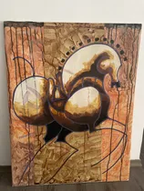 Comprar Cuadro Decorativo Con Forma De Caballo 77x100 Cm