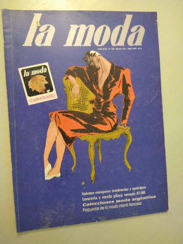 Revistas De Moda Pack X 6 '60 '73 '75 '87 ' (Usado)