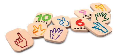 Plan Toys Hand Sign Numbers 1 - 10