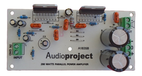 Modulo Amplificador 200 Watts C/doble Tda7293 - Audioproject