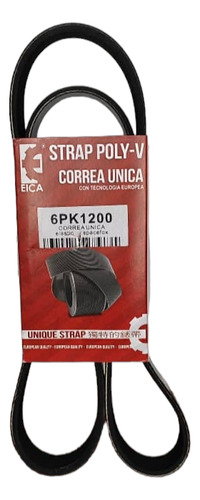 Correa Unica Volkswagen Fox Crossfox Spacefox 09++ 6pk1200