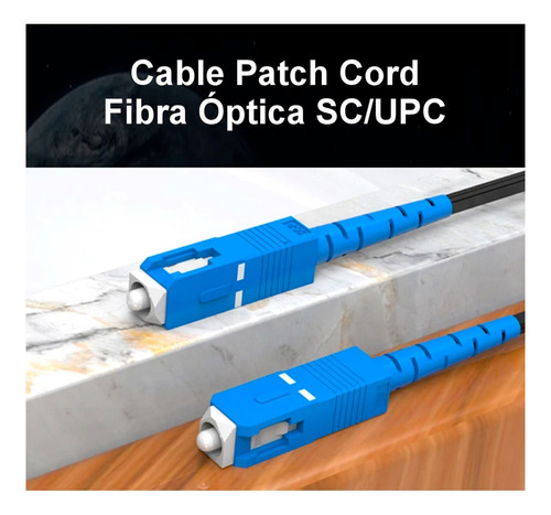 Cable Patch Cord Fibra Óptica Sc-sc Upc 150m Netcom Monomodo