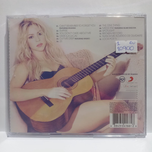 Shakira Homonimo Cd Nuevo Eu Musicovinyl