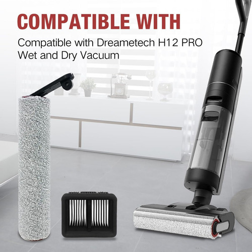 Filtro Hepa De Mreo Brushroller Para Dreametech H12 Pro Wet
