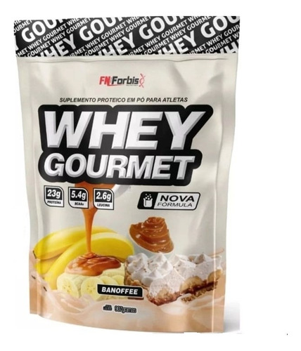 Whey Protein Gourmet Banoffee  Refil 900g FN Forbis