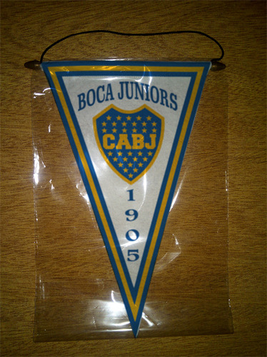 Banderin Paño 37cm Boca Juniors Modelo 20