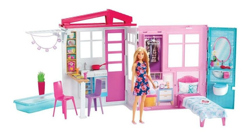 Imagem 2 de 5 de Boneca Barbie Mattel Casa Glam Fxg55