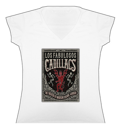 Blusa Fabulosos Cadillacs Rock Metal Bca Urbanoz