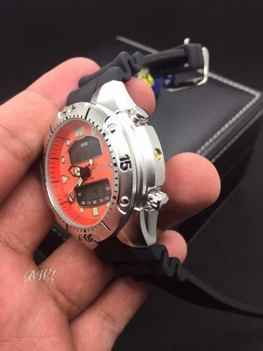 Relogio Atlantis Aqualand Original Jp1060 Laranja