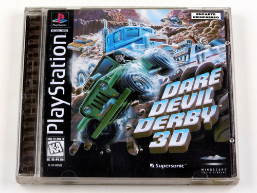 Dare Devil Derby 3d Original Playstation 1 Ps1