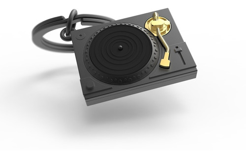 Llavero Tornamesa Negra Technics 1200 Dj Pioneer Stanton