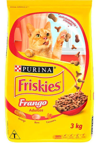 Ração Friskies Sabor Frango Delícias Da Fazenda 3kg