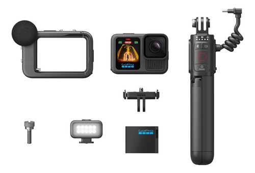 Kit Câmera Gopro Hero 13 Creator Edition Com Luz E Microfone