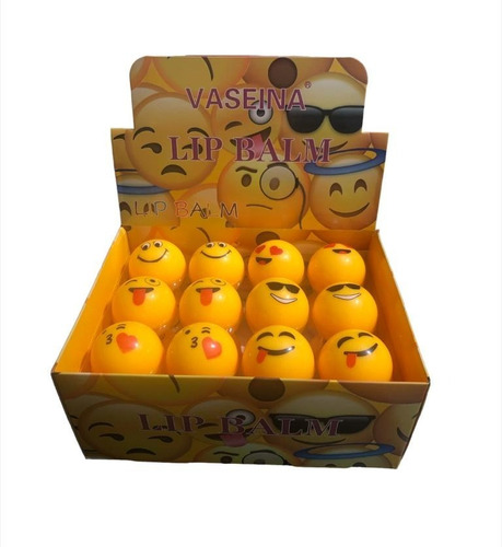 24 Bálsamos Labial Para Hidratar Con Forma De Emoji/frutas