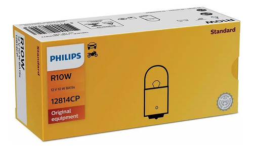 Bombillo Philips 12814cp 12v R10w Para Autos Y Motos