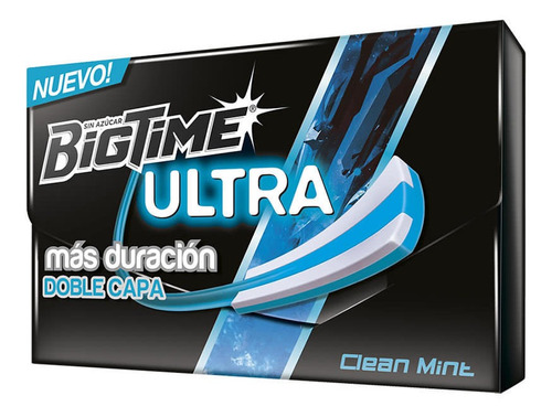 Chicle Big Time Ultra Doble Capa 12x288g