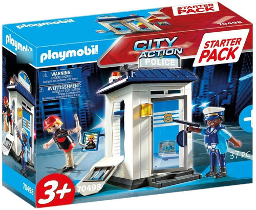 Playmobil Starter Pack 70498 Estacion De Policia Y Ladron