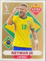 Comprar Neymar Legend Extra Qatar 2022 Panini 100% Original Dorado