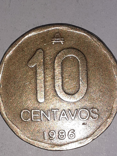 Moneda De 10 Centavos Del Año 1986 