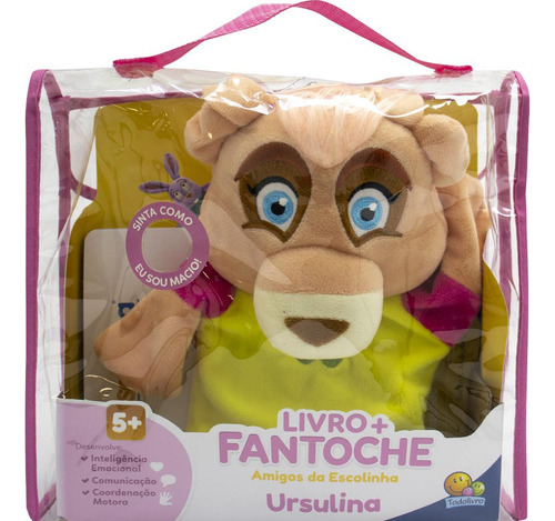 Livro + Fantoche Amigos da Escolinha: Ursulina, fazendo arte (Escolinha Todolivro), de Santos, Suelen Katerine A.. Editorial Todolivro Distribuidora Ltda., capa dura em português, 2022