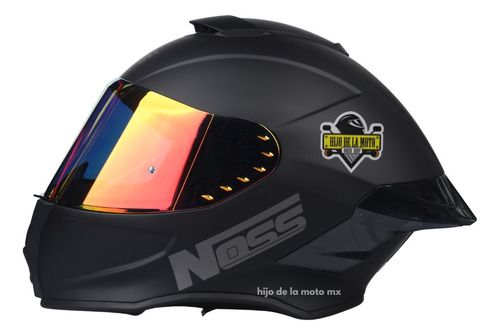 Casco Integral Noss Ns-801 - Negro Mate