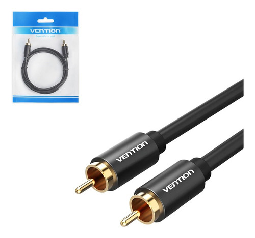 Cable Pvc + Aluminio Coaxial Rca Macho Audio Digital 1m Tv