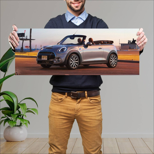 Cuadro 30x80cm Auto 2016 Mini Cooper S Convertib 261