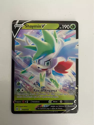 Card Pokemon Shaymin V Original Copag