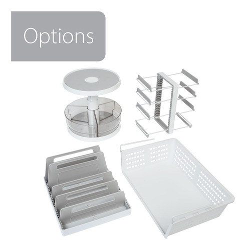 Smart Diseño Turnable Lazy Susan Ajustable De 2 Niveles Con