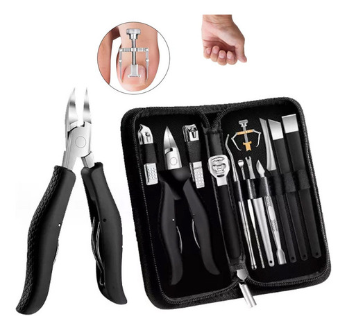Set De Alicates Para Destapar Y Cortar Uñas Encarnadas