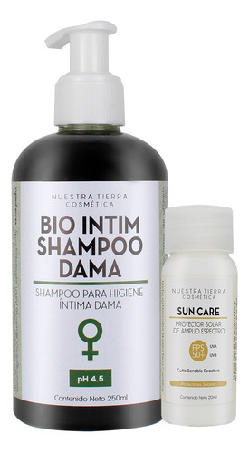 Shampoo Orgánico Para Higiene Intima Con Clorofila 250ml