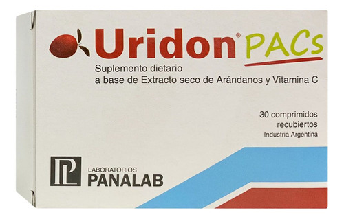 Uridon Pacs Ayuda A Prevenir Infecciones Urinarias 30comp