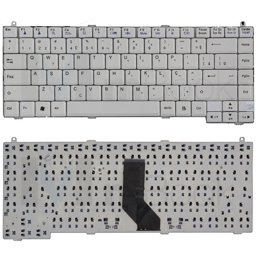 Teclado Notebook LG R410 R480 Branco Br (ç)