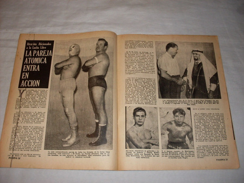 Revista Lucha Libre # 857 El Santo & Ringo !  Año 1974