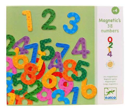 Números Magneticos 38 Piezas Djeco